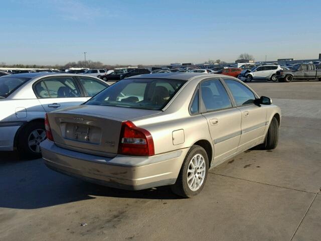 YV1TS94D711180172 - 2001 VOLVO S80 GRAY photo 4