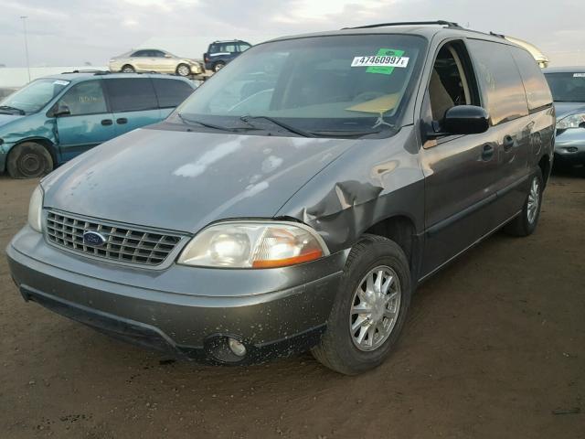 2FMZA51432BA58653 - 2002 FORD WINDSTAR L GREEN photo 2