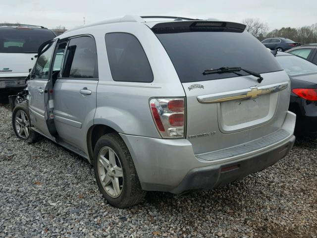 2CNDL63F556157853 - 2005 CHEVROLET EQUINOX LT SILVER photo 3