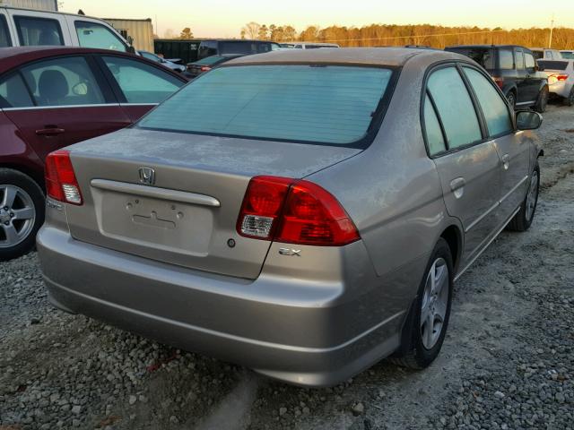 2HGES26805H503105 - 2005 HONDA CIVIC EX 棕色 照片 4