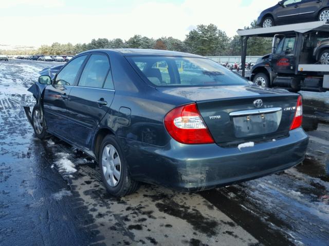 4T1BE32K43U736605 - 2003 TOYOTA CAMRY LE BLACK photo 3