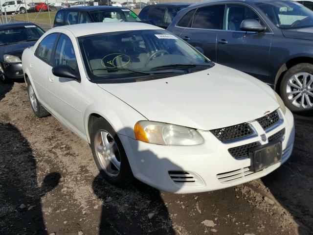 1B3EL46X04N155960 - 2004 DODGE STRATUS SX WHITE photo 1