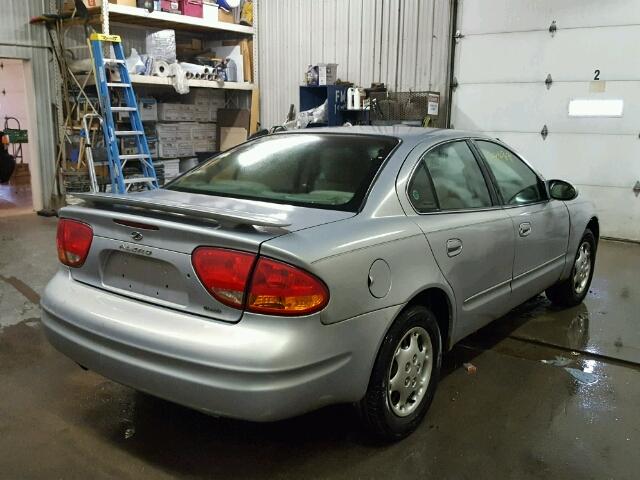 1G3NL52T1YC370272 - 2000 OLDSMOBILE ALERO GL GRAY photo 4