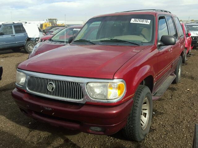 4M2ZU52P6WUJ02689 - 1998 MERCURY MOUNTAINEE RED photo 2