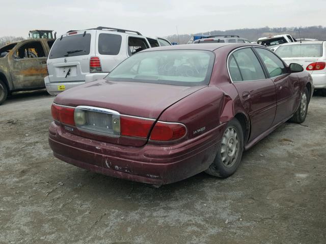 1G4HP54K2Y4256258 - 2000 BUICK LESABRE CU MAROON photo 4