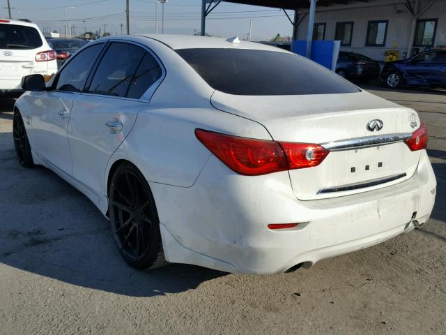 JN1EV7AP9HM741900 - 2017 INFINITI Q50 PREMIU WHITE photo 3