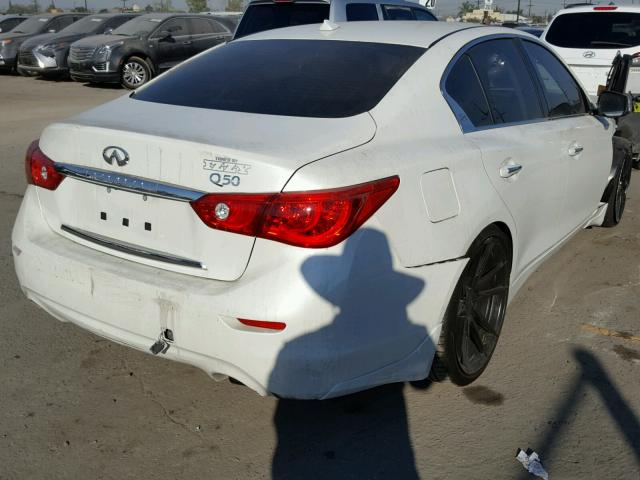 JN1EV7AP9HM741900 - 2017 INFINITI Q50 PREMIU WHITE photo 4