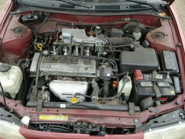 1NXBB02E3VZ608487 - 1997 TOYOTA COROLLA DX RED photo 7