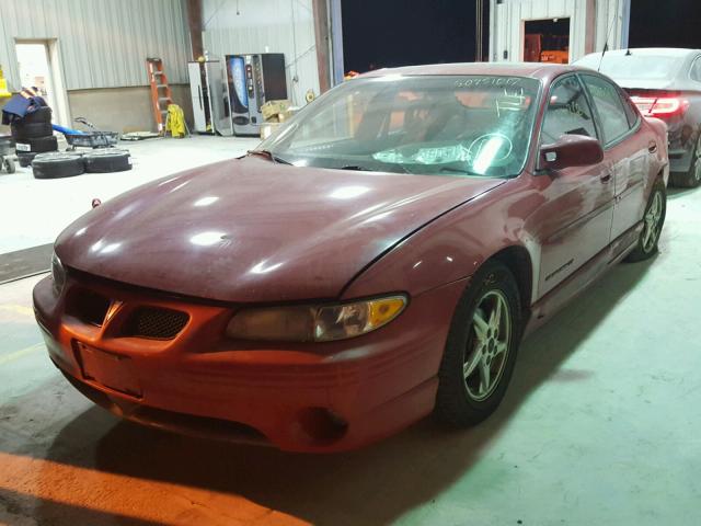1G2WP52K81F152368 - 2001 PONTIAC GRAND PRIX RED photo 2
