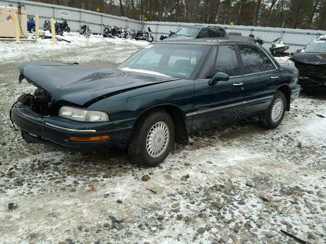 1G4HP52K9WH542164 - 1998 BUICK LESABRE CU GREEN photo 2