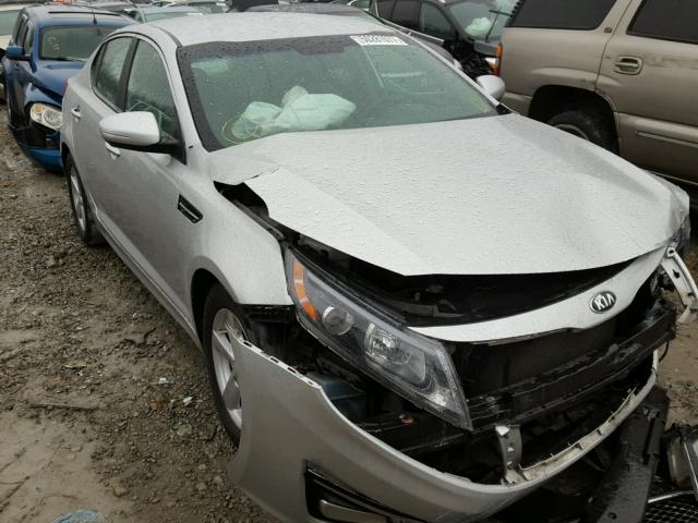 5XXGM4A70EG280451 - 2014 KIA OPTIMA LX SILVER photo 1