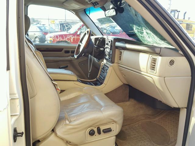 1GYEK63N12R245974 - 2002 CADILLAC ESCALADE L CREAM photo 5