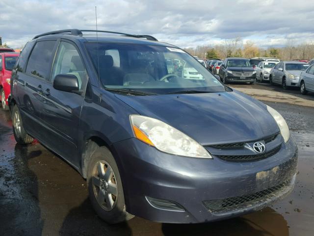 5TDZK23C38S125733 - 2008 TOYOTA SIENNA CE BLUE photo 1