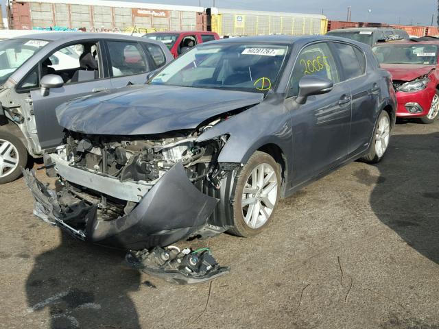 JTHKD5BH3F2210665 - 2015 LEXUS CT 200 CHARCOAL photo 2