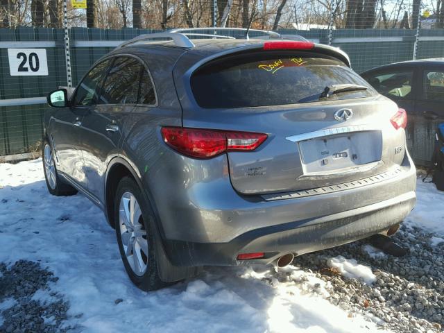 JN8AS1MW7CM155651 - 2012 INFINITI FX35 GRAY photo 3