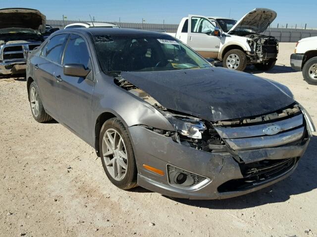 3FAHP0JA4CR186495 - 2012 FORD FUSION SEL GRAY photo 1