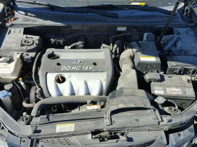 5NPET46C77H176983 - 2007 HYUNDAI SONATA GLS BLUE photo 7