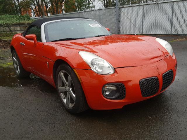 1G2MG35X08Y104154 - 2008 PONTIAC SOLSTICE G ORANGE photo 1