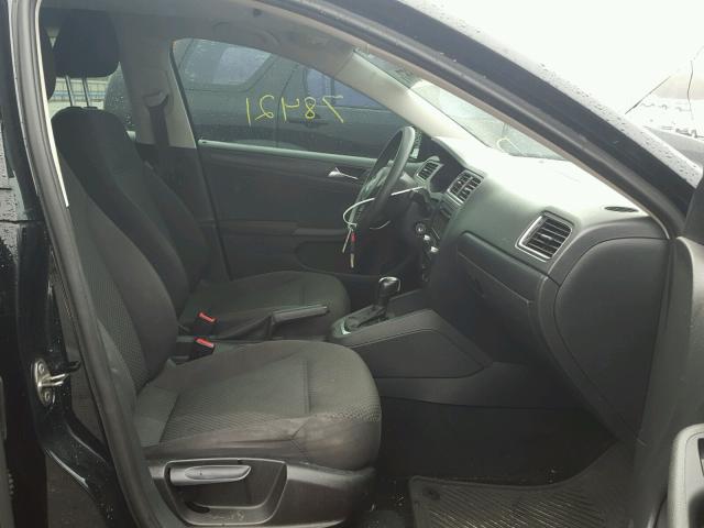 3VW2K7AJ3BM062296 - 2011 VOLKSWAGEN JETTA BASE BLACK photo 5