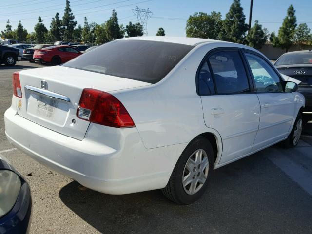 2HGES16523H530416 - 2003 HONDA CIVIC LX WHITE photo 4