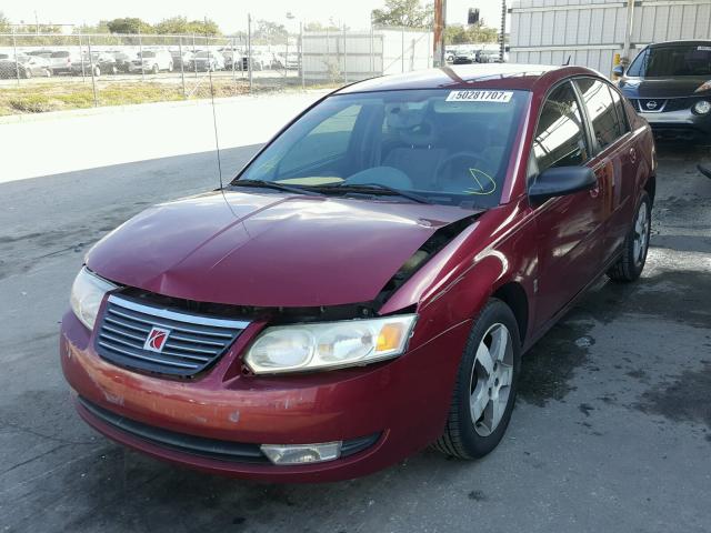 1G8AL58B26Z181955 - 2006 SATURN ION LEVEL BURGUNDY photo 2