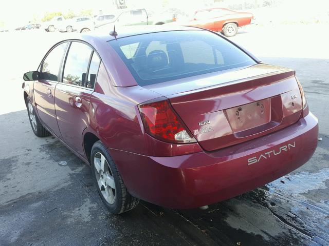 1G8AL58B26Z181955 - 2006 SATURN ION LEVEL BURGUNDY photo 3