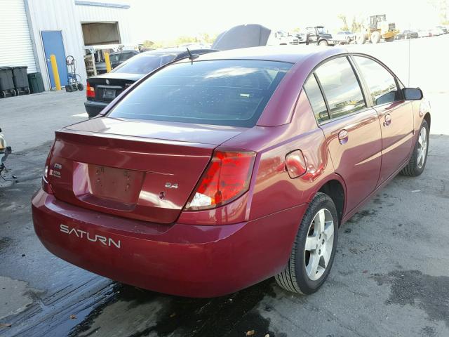 1G8AL58B26Z181955 - 2006 SATURN ION LEVEL BURGUNDY photo 4