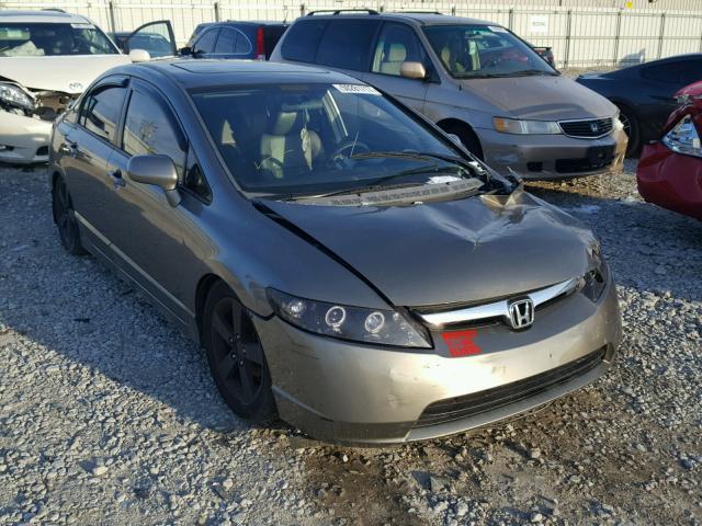 1HGFA16808L087078 - 2008 HONDA CIVIC EX ნაცრისფერი ფოტო 1