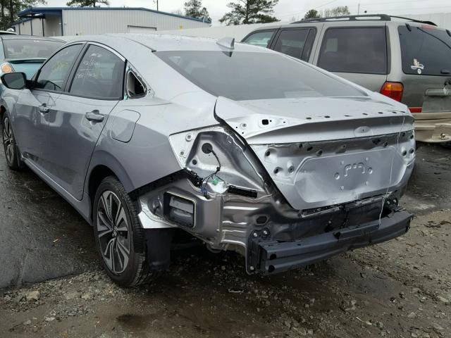 19XFC1F37HE013646 - 2017 HONDA CIVIC EX SILVER photo 3