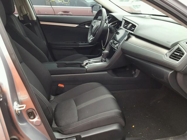 19XFC1F37HE013646 - 2017 HONDA CIVIC EX ვერცხლისფერი ფოტო 5