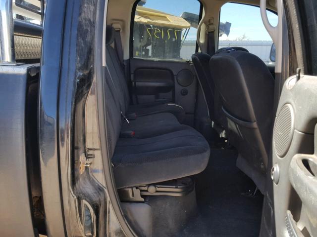 3D7KS28C75G723849 - 2005 DODGE RAM 2500 S შავი ფოტო 6