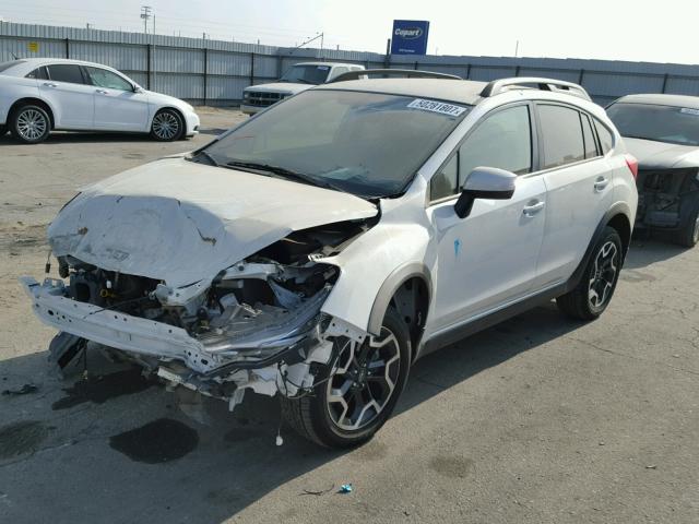 JF2GPABC6HH236609 - 2017 SUBARU CROSSTREK WHITE photo 2