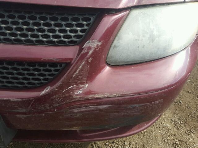 1B4GP44312B620799 - 2002 DODGE GRAND CARA MAROON photo 10