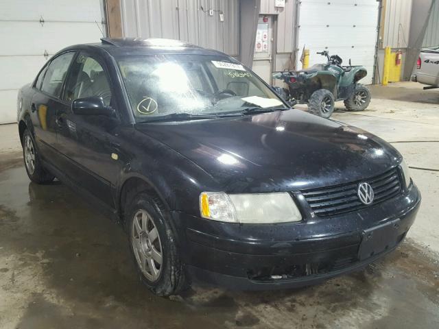 WVWPD63B8XE436997 - 1999 VOLKSWAGEN PASSAT GLX BLACK photo 1