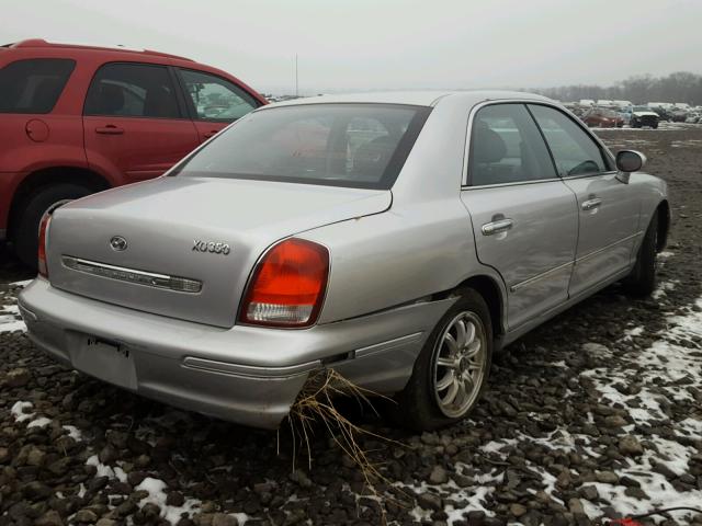 KMHFU45E92A197284 - 2002 HYUNDAI XG 350 SILVER photo 4