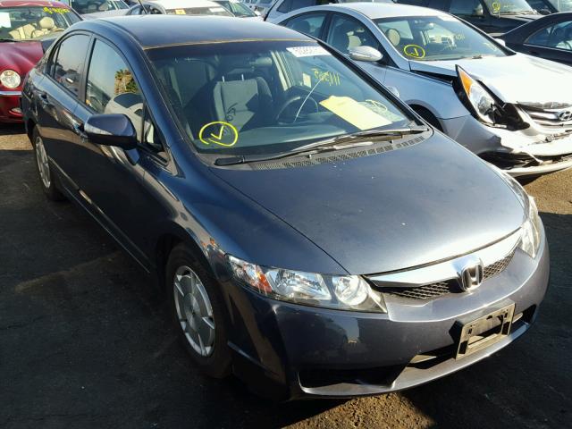 JHMFA3F22AS001642 - 2010 HONDA CIVIC HYBR GRAY photo 1