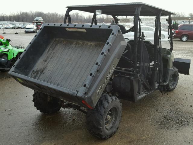 4XAWH76A6D2297336 - 2013 POLARIS RANGER 800 GREEN photo 4