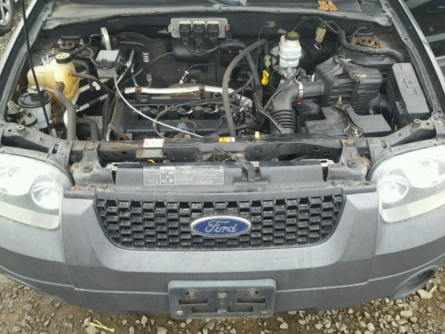 1FMYU02Z25KD53222 - 2005 FORD ESCAPE XLS BLACK photo 7