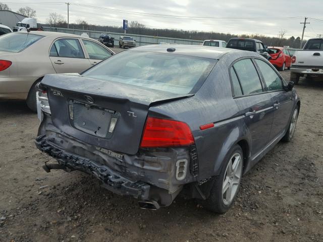 19UUA662X4A073114 - 2004 ACURA TL SILVER photo 4