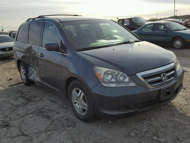 5FNRL38745B068652 - 2005 HONDA ODYSSEY EX GRAY photo 1