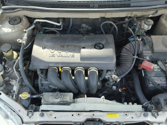 2T1BR32EX4C278196 - 2004 TOYOTA COROLLA CE TAN photo 7