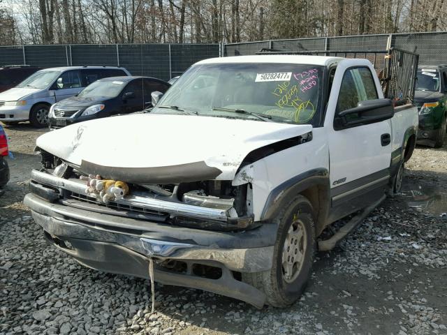 2GCEK19T5Y1187223 - 2000 CHEVROLET SILVERADO WHITE photo 2