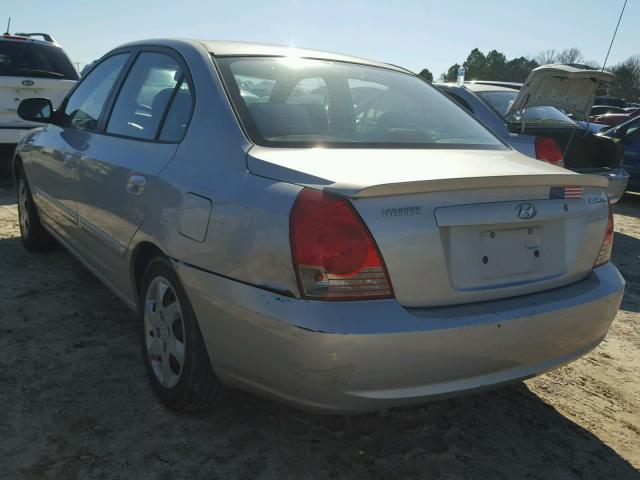 KMHDN46D06U255345 - 2006 HYUNDAI ELANTRA GL SILVER photo 3