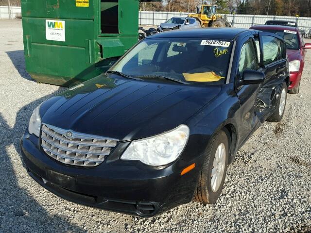 1C3LC46D89N532445 - 2009 CHRYSLER SEBRING LX BLACK photo 2