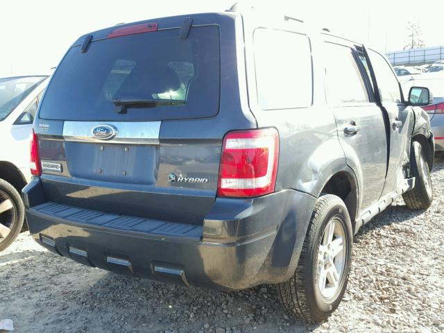 1FMCU49H78KB82860 - 2008 FORD ESCAPE HEV GREEN photo 4