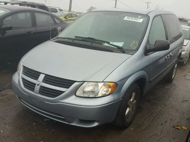 1D4GP45RX5B312947 - 2005 DODGE CARAVAN SX BLUE photo 2