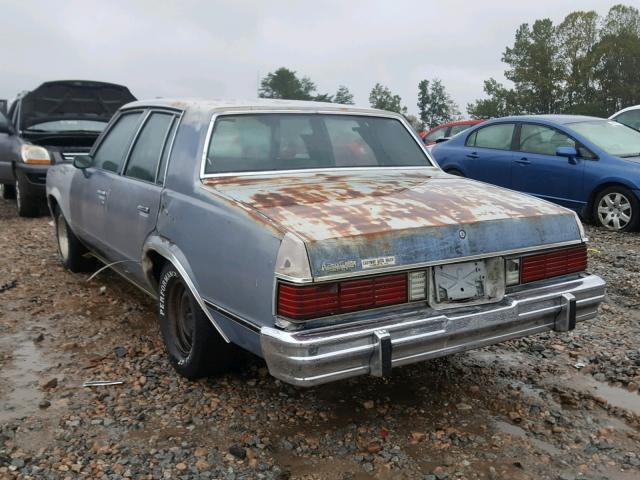 1G1AW69K8CB159828 - 1982 CHEVROLET MALIBU CLA BLUE photo 3