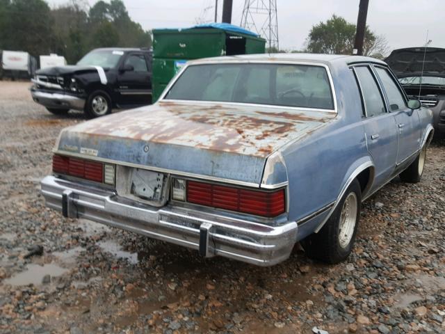 1G1AW69K8CB159828 - 1982 CHEVROLET MALIBU CLA BLUE photo 4