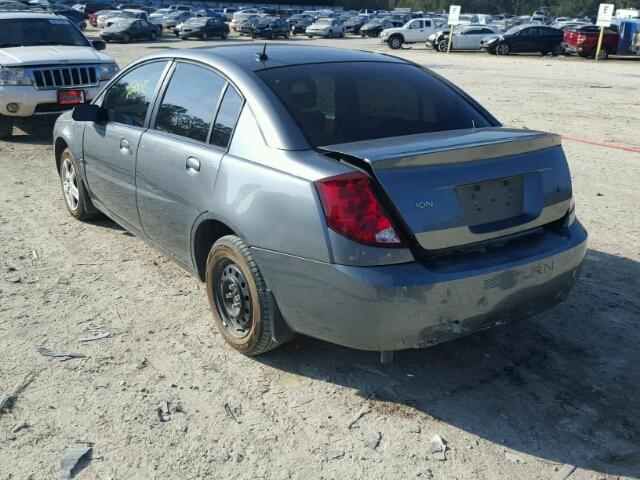 1G8AJ58F07Z176554 - 2007 SATURN ION LEVEL GRAY photo 3