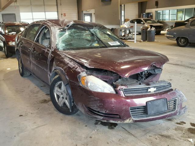 2G1WB58K879356048 - 2007 CHEVROLET IMPALA LS RED photo 1